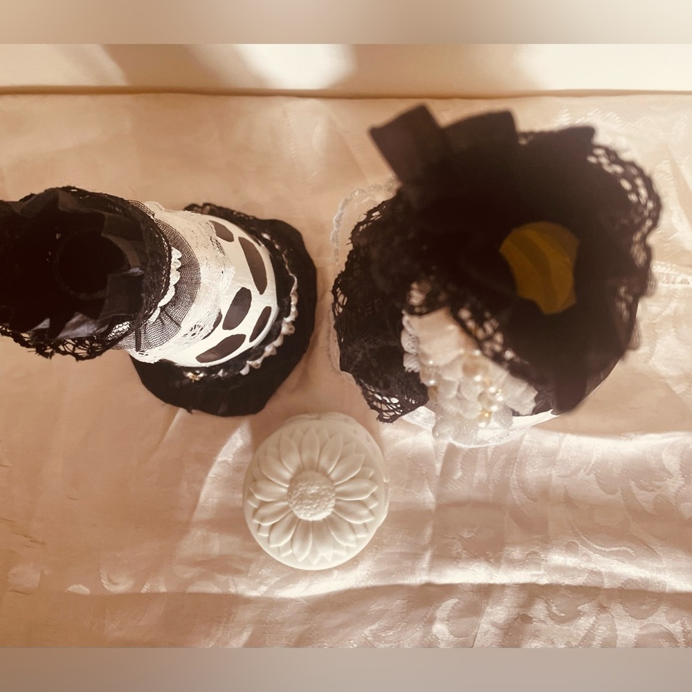 Hand Crafted Polka Dot Glamour Gypsy Bottle Set - Picture 3 of 7